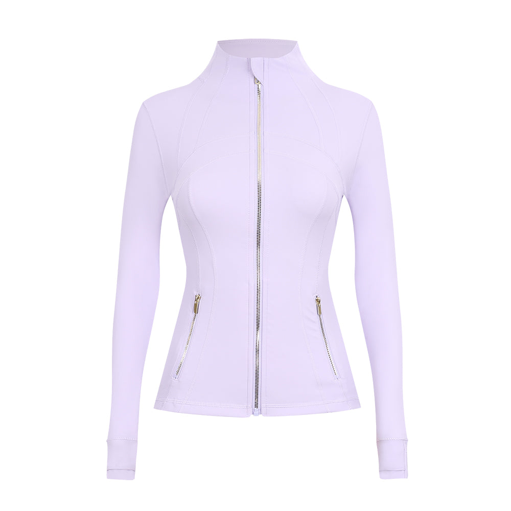 LM Define jacket - silver/gold zipper