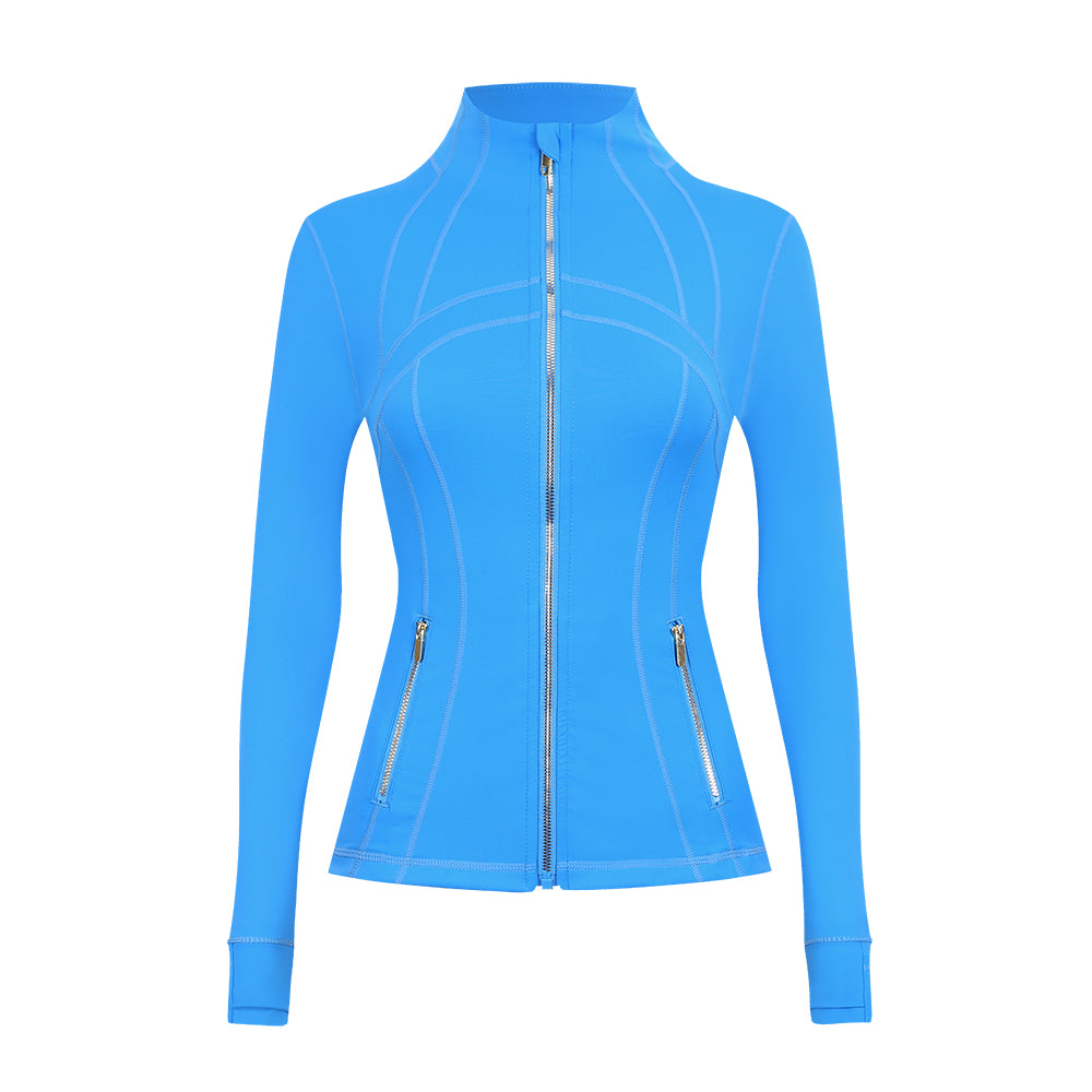 LM Define jacket - silver/gold zipper