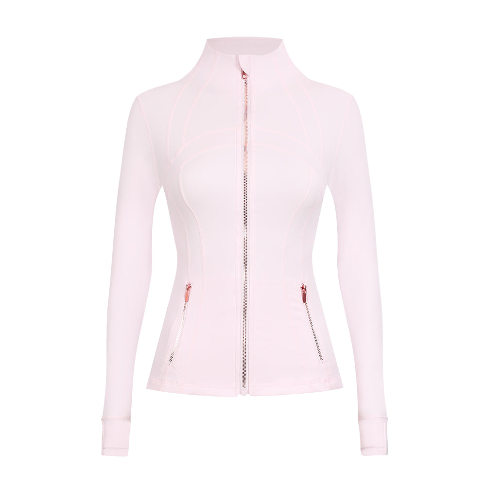 LM Define jacket - silver/gold zipper