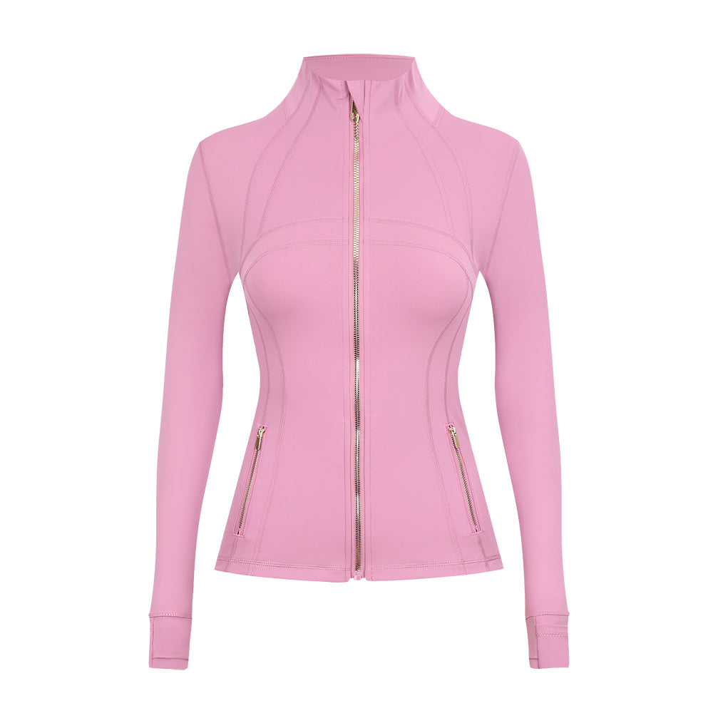 LM Define jacket - silver/gold zipper