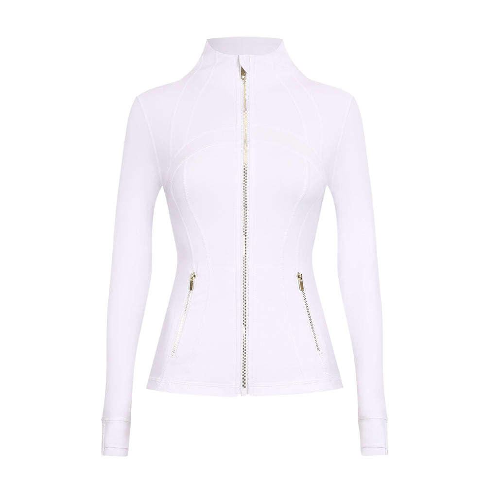 LM Define jacket - silver/gold zipper