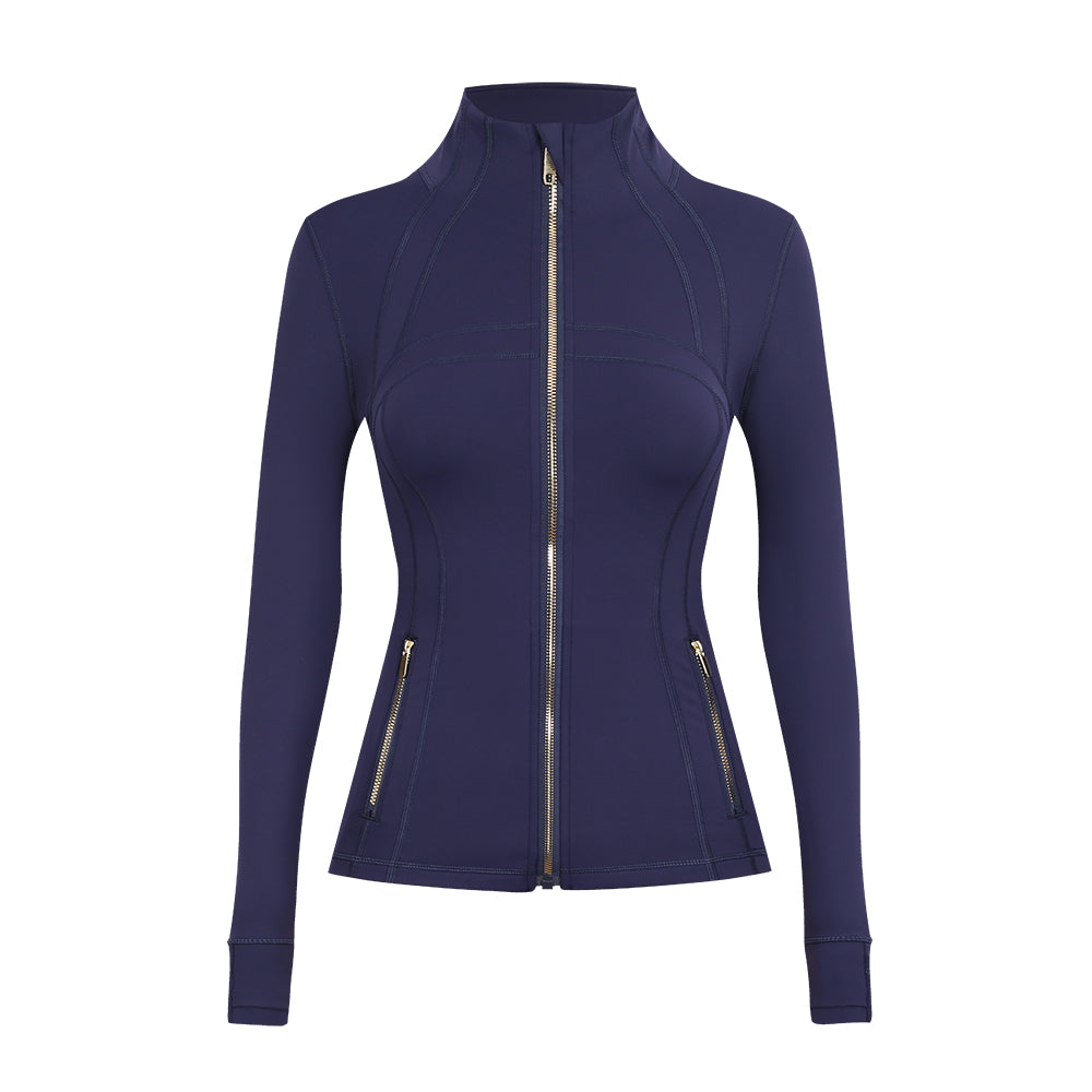 LM Define jacket - silver/gold zipper