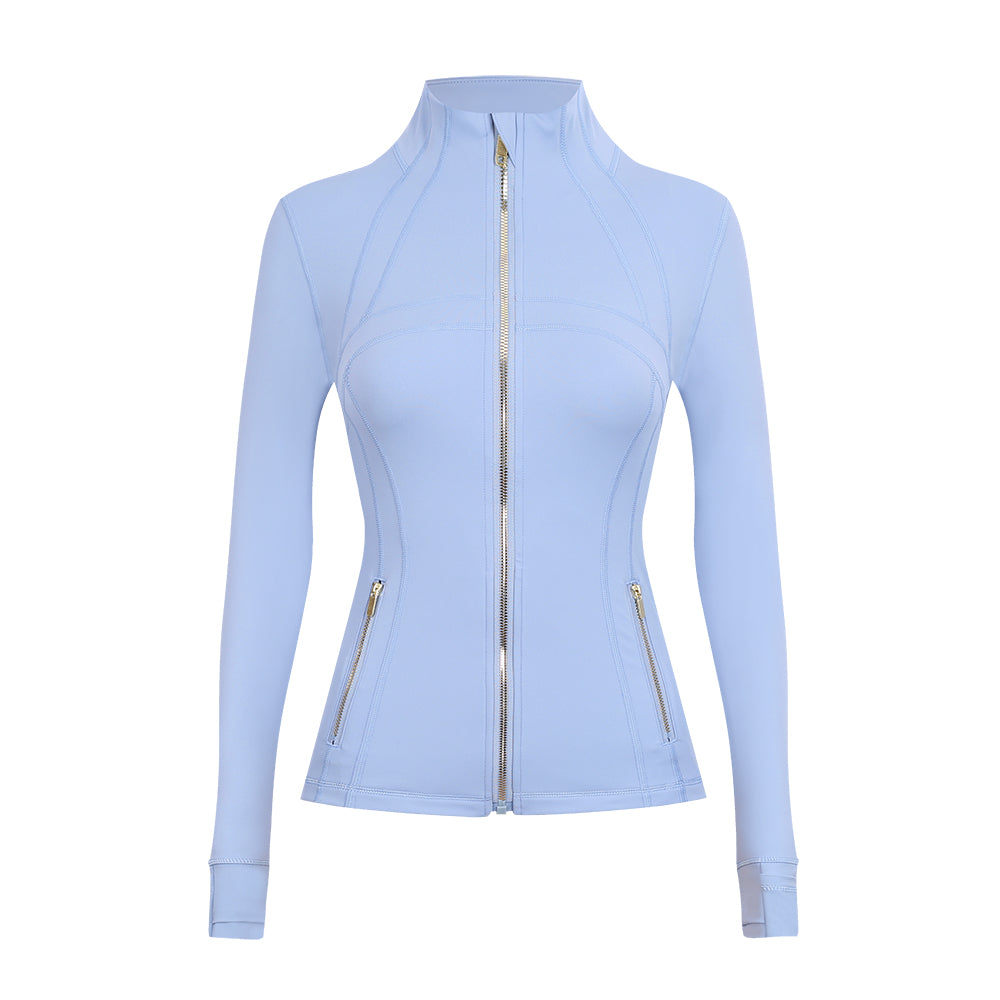 LM Define jacket - silver/gold zipper