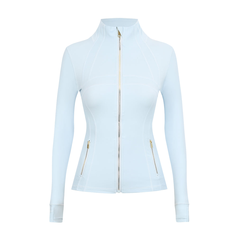 LM Define jacket - silver/gold zipper