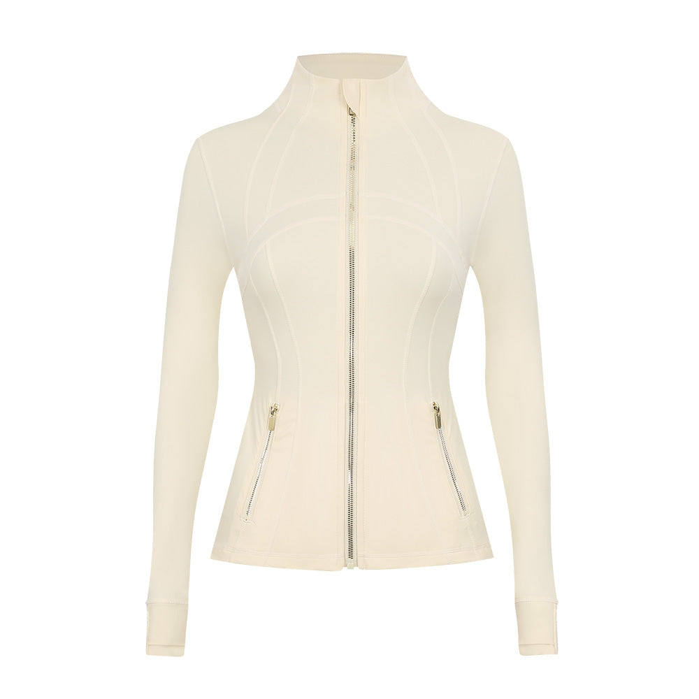 LM Define jacket - silver/gold zipper